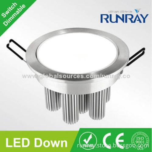 LED Cabinet Lights, 12W,AC 85-265V,Diameter 118mm,Dimmable Option,Aluminum Housing,ISO 9001 Factory